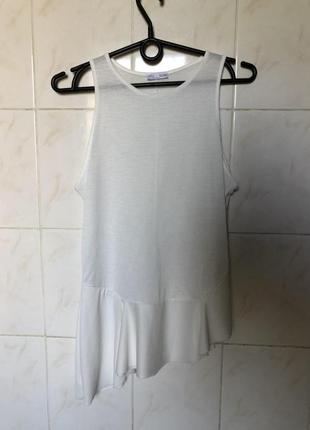 Блуза майка з рюшами воланами zara zara