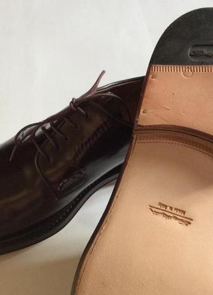 Мужские новые туфли итальянского бренда  santoni оригинал р 43-444 фото