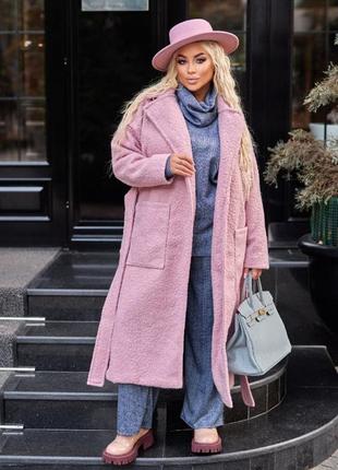 Жіноче кашемірове пальто розміри 42-604 фото