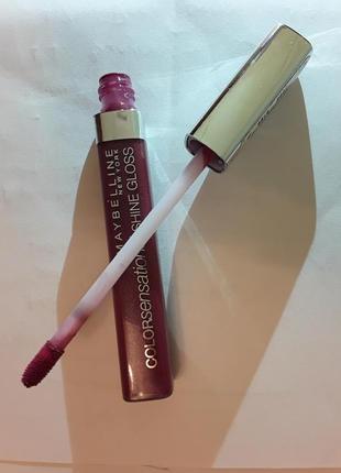 Блеск для губ maybelline color sensational shine gloss 360 stellar berry2 фото