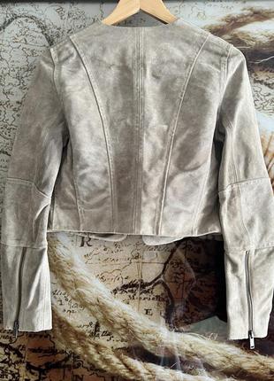 Замшевая куртка курточка накидка болеро пиджак косуха куртка болеро2 фото
