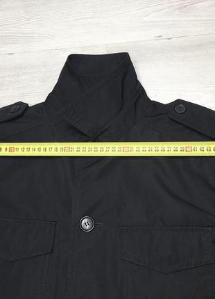 Фирменная крутая чёрная мужская кэжуал куртка жакет next как marks & spencer5 фото