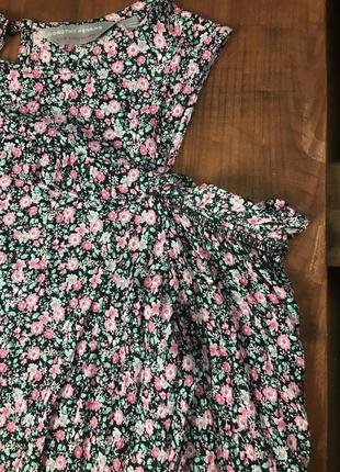 Жіноча блуза у квітковий принт dorothy perkins (дороти перкинс хлрр ідеал оригінал різнокольорова)5 фото