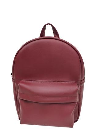 Жіночий рюкзак sambag brix бордо2 фото