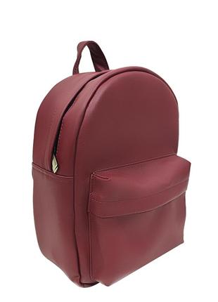 Жіночий рюкзак sambag brix бордо3 фото