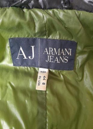 Фирменный пуховик armani  jeans  оригинал6 фото