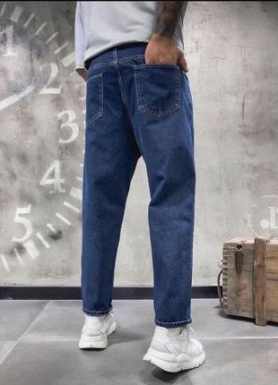 Мужские тёмно-синие джинсы чоловічі темно-сині джинси2 фото
