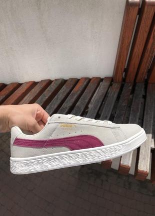 Кросівки puma suede grey/violet9 фото