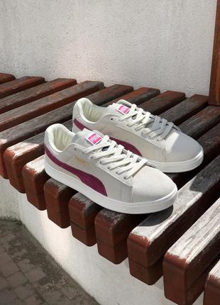 Кросівки puma suede grey/violet4 фото