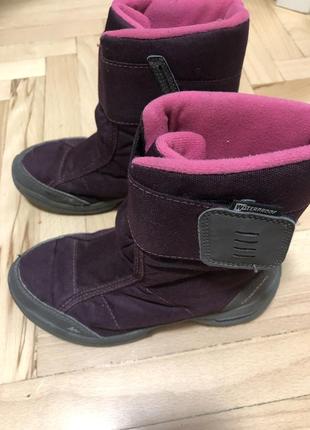 Ботинки зимние 32 размер quechua