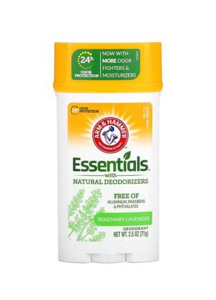 Arm&hammer  essentials,дезодорант натуральний розмарин лаванда