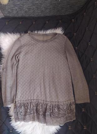 Красивый теплый свитер италия