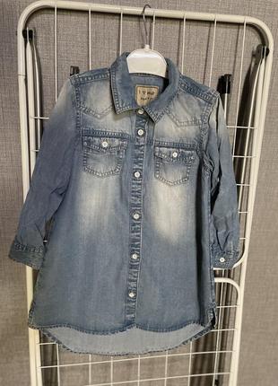 Джинсовая рубашка
