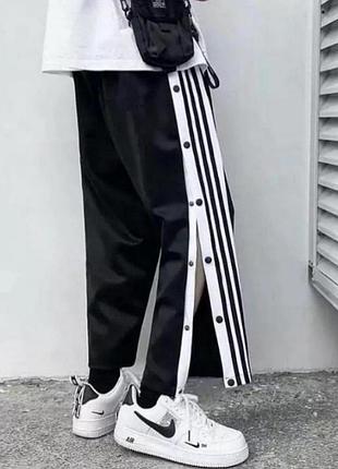 Штани з лампасами унісекс панк