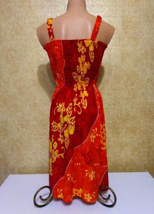 Сарафан сукня міді на резинці, сарафан платье миди на резинке вискоза размер 32/34/364 фото
