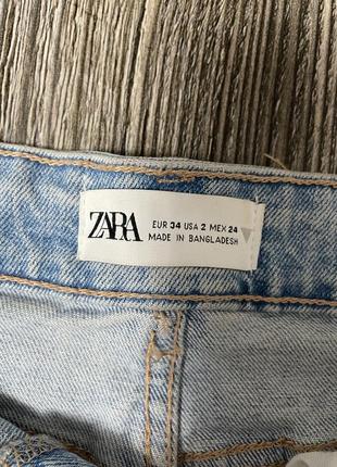 Джинсовые шорты zara , шорты , летние вещи4 фото