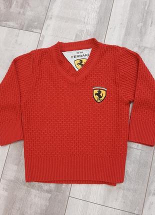 Ferrari свитерок на модника,мягусенький🔥2-3года!1 фото