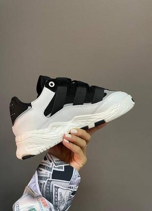 Жіночі кросівки  adidas niteball white/black7 фото