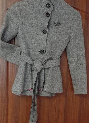 Шерстяне пальто "zironka" на зріст 134-146 см