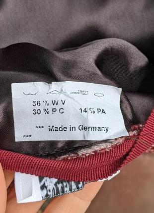Германия вовняний 🤩 картуз кепи теплий бордовий5 фото