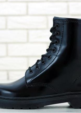 Черевики dr. martens mono black ботинки2 фото