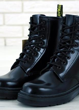 Черевики dr. martens mono black ботинки
