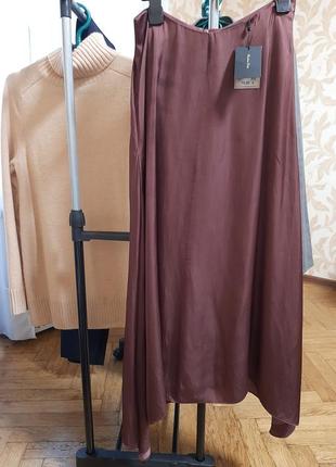 Шовкова спідниця massimo dutti2 фото