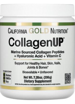 Морской гидролизованный коллаген california gold nutrition collagenup,206г1 фото