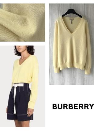 Кашемировый свитер джемпер пуловер burberry 100 % кашемир
