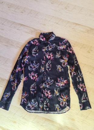 Стильна сорочка в квіти ted baker