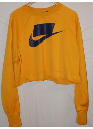 Женская толстовка кроп топ nike nsw crew crop pk