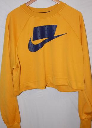 Толстовка жіноча кроп-топ nike nsw crew crop pk9 фото