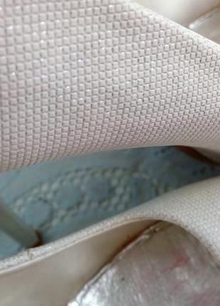 Туфлі з люрексу, на прихованій платформі, розмір 38, реально на 37.5 см2 фото