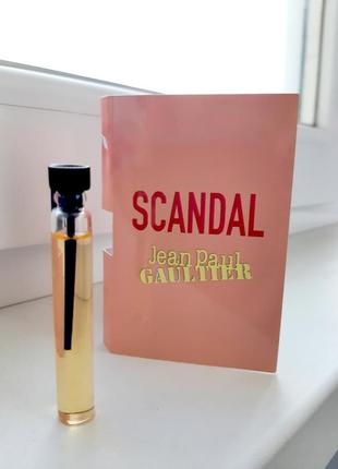 Jean paul gaultier scandal💥оригинал миниатюра пробник mini 5 мл книжка игла1 фото