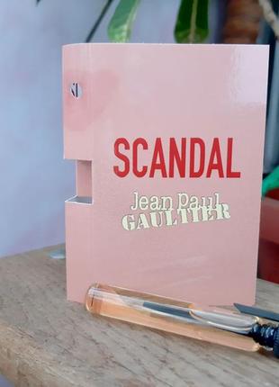 Jean paul gaultier scandal💥оригинал миниатюра пробник mini 5 мл книжка игла3 фото