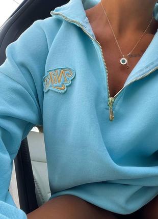 Жіночий світшот sweatshirt nike vintage blue2 фото