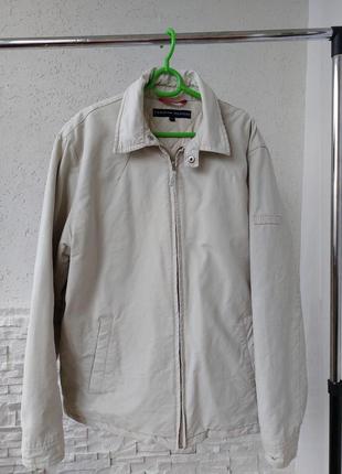 Куртка tommy hilfiger молочного цвета р. xl2 фото