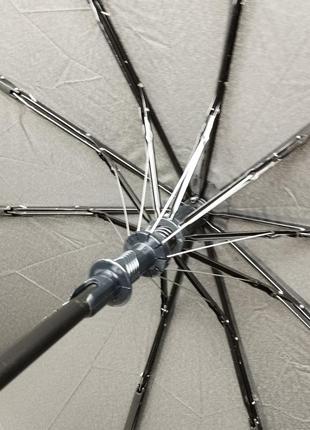 Венгрия мужской черный зонт полу автомат антиветер  bellissima5 фото