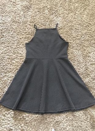 Плаття чорно-біле, розмір хл3 фото