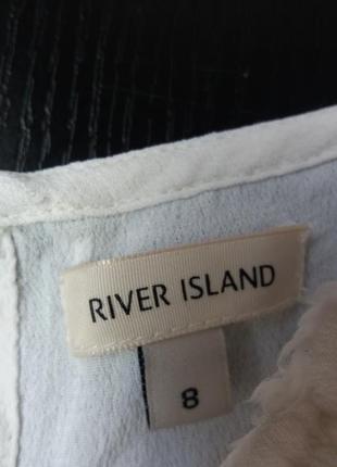 Красивая белая блуза от river island4 фото