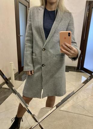 Женское шерстяное пальто zara2 фото