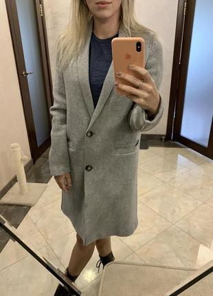 Женское шерстяное пальто zara1 фото