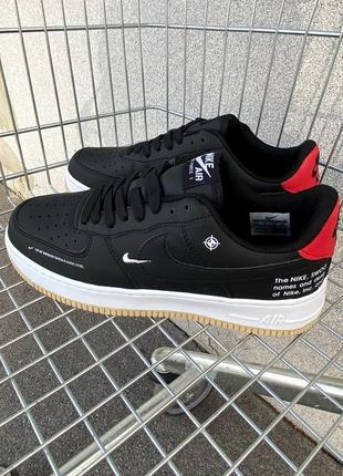 Nike air force 1 starfish black❤️36рр-45рр❤️кросівки найк форс чорні демісезонні, кросовки найк форс чёрные