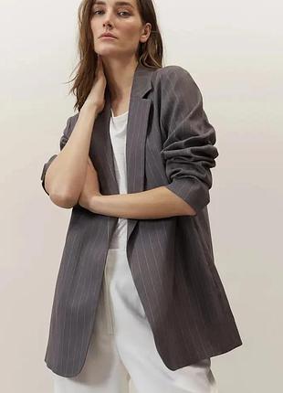 Жакет в полоску massimo dutti