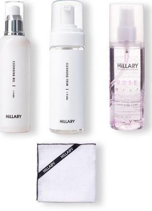 Набір очищення і тонізування для нормальної шкіри + муслінова серветка