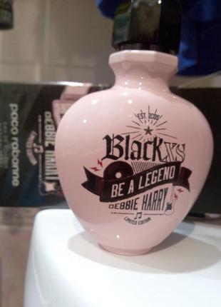 Paco rabanne black xs be a legend debbie harry 30 мл без пару затестов оригинал. распив 1мл- 45грн возможна покупка остатка с флаконом 1500грн .1 фото