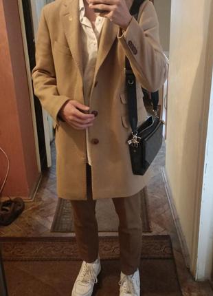 Чоловіче пальто, шерсть + кашемір, розмір 481 фото