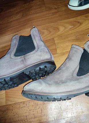 Кожаные зимние челси р 38