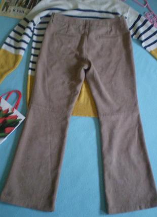 Жіночі штани marks&spencer uk14 l 48р., екозамша2 фото