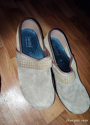 Клоги р 37 кожа